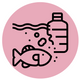 Microplastic free icon